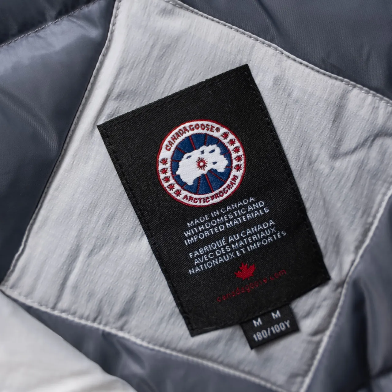 P860 CANADA GOOSE丨Canada Goose 5078 single zipper armband hooded down jacket Color: Silver Gray Size: XS-XL